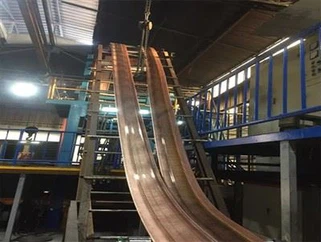 Kupfer Stange Guss Maschine